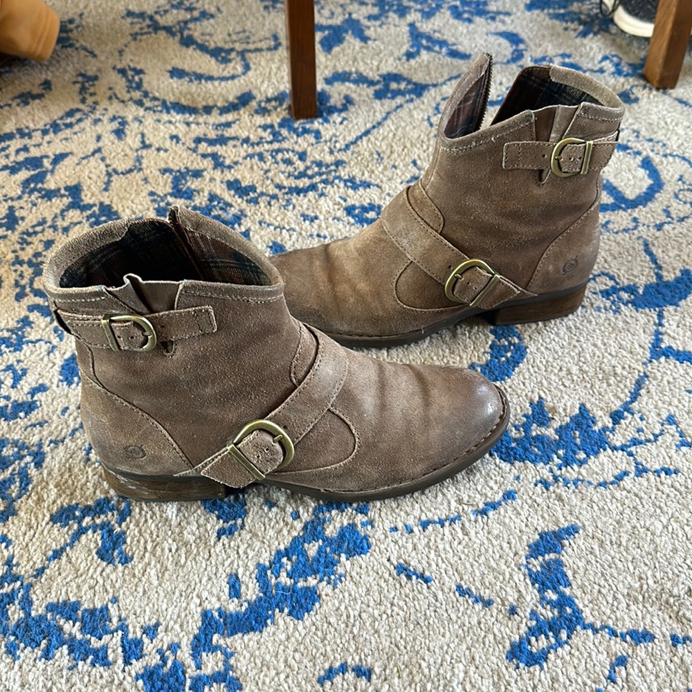 Distressed Born booties